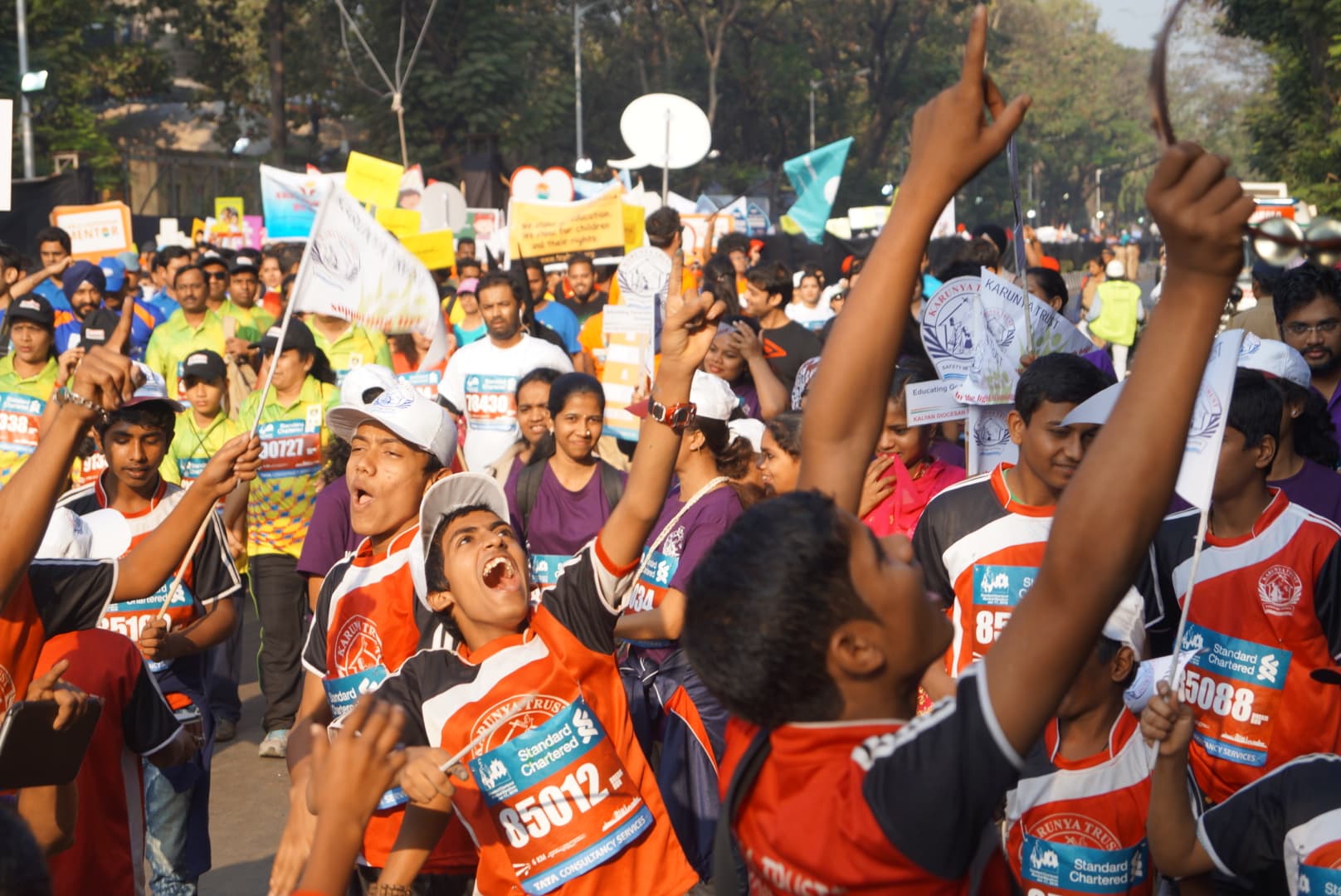 Tata Mumbai Marathon activity 5