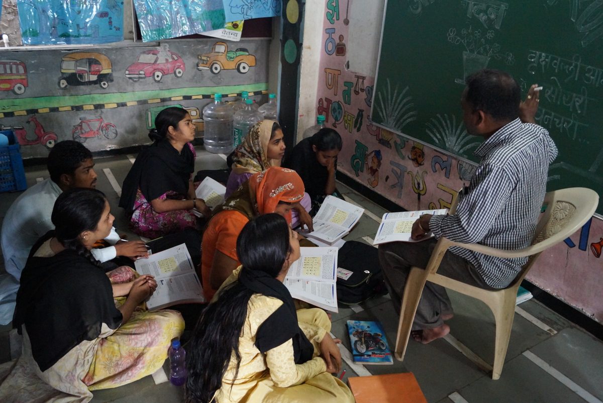 Learners in a non-formal education class