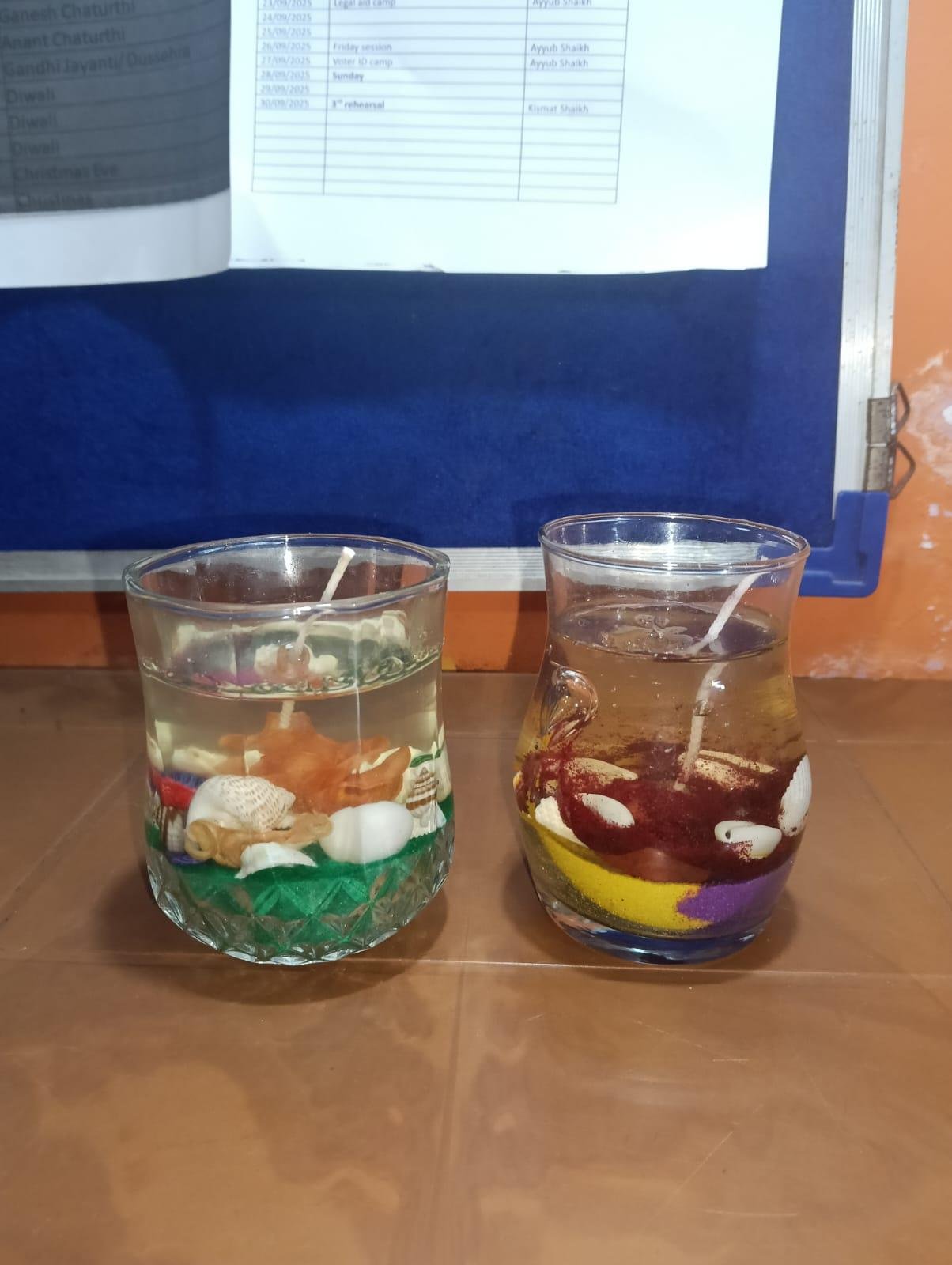 Gel candles