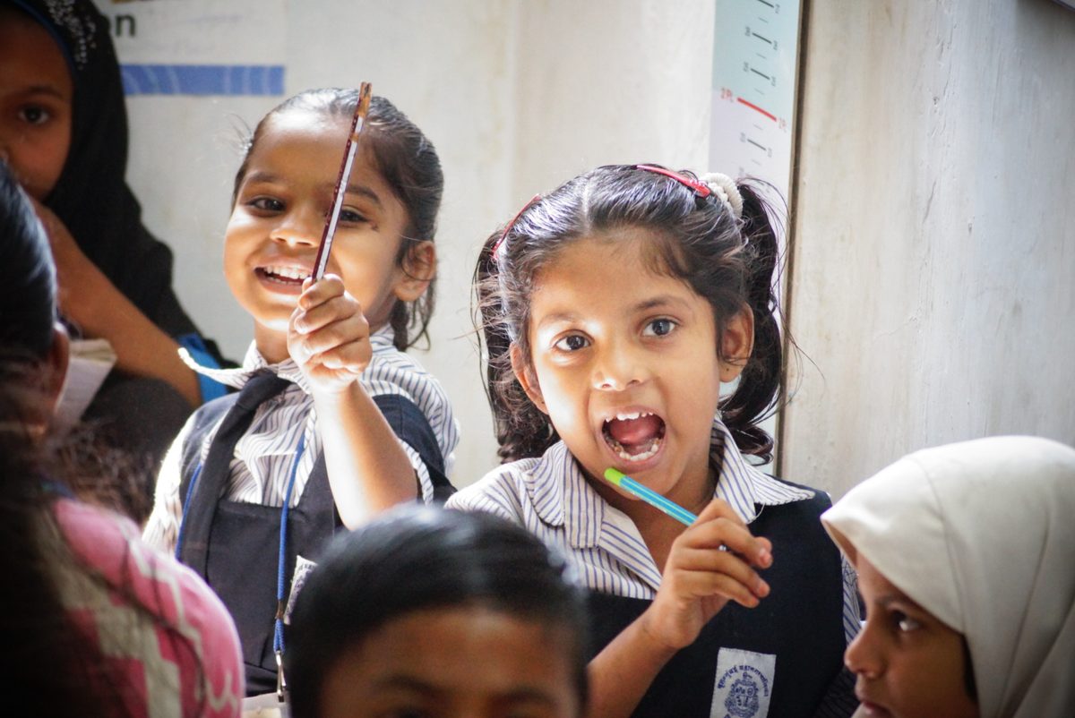 Children learning at a Karunya Trust education programme (photo 5 of 18)